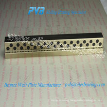 Guide rail Wear Plates sliding bearing pads oilless brass bars